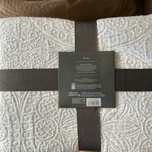 Threshold Bedding King Matelasse Medallion Comforter Sham Set